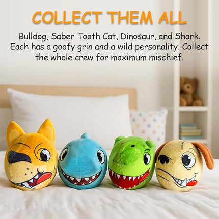 Shark Plush Toy - Funny Interactive Animal Plushie with Silly Giggling, Laughing, and Farting Sounds, Hilarious Prank Gag Gift