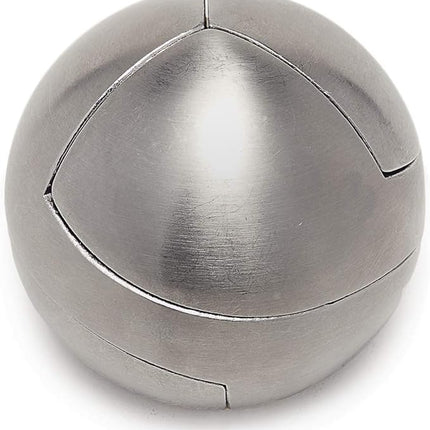 Craighill Venn Puzzle - Brain Teaser Puzzle for Adults & Kids, 3D Brain Game, Mind-Bending & Satisfying, Aesthetic Home & Office Decor - Stainless Steel