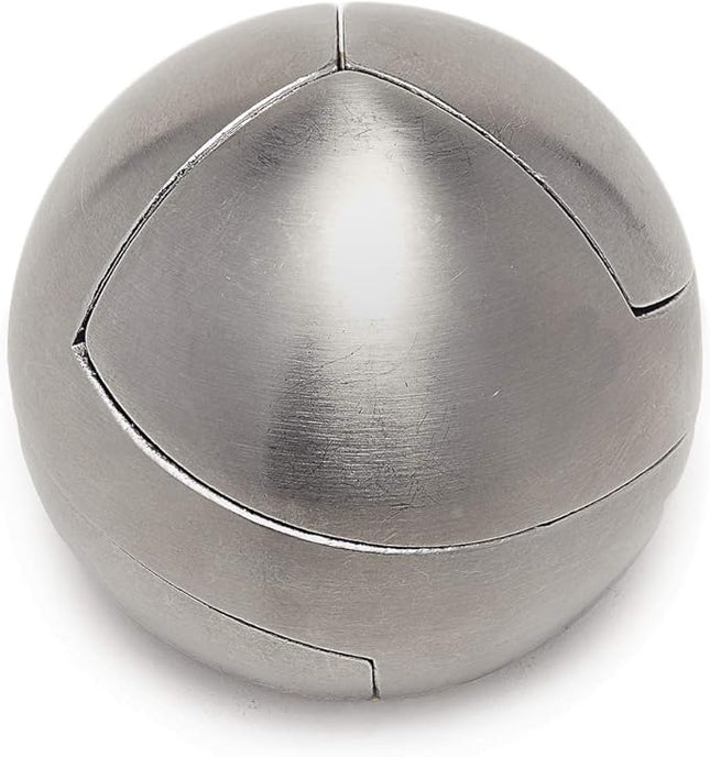 Craighill Venn Puzzle - Brain Teaser Puzzle for Adults & Kids, 3D Brain Game, Mind-Bending & Satisfying, Aesthetic Home & Office Decor - Stainless Steel