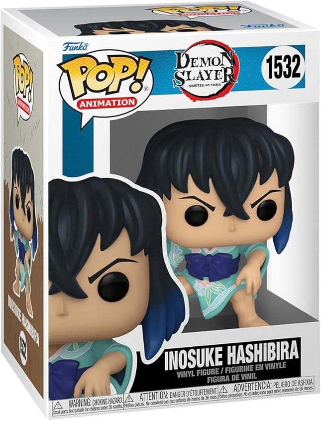 Funko POP! Animation: Demon Slayer - Inosuke Hashibira - (Kimono) - Collectable Vinyl Figure - Gift Idea - Official Merchandise - for Kids & Adults - Anime Fans - Model Figure for Collectors