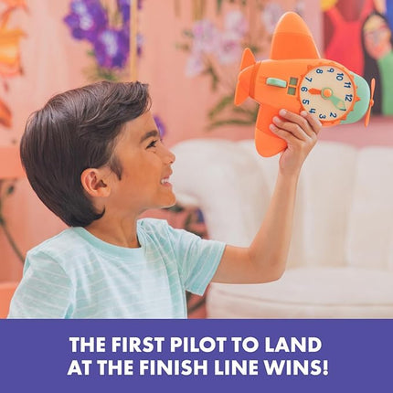 Educational Insights Time to Fly - Telling Time Board Game, Toddler Learning Clock Toy, Preschool Board Games, Number Recognition, Learn to Read Digital and Analog Clocks for Kids Ages 4+