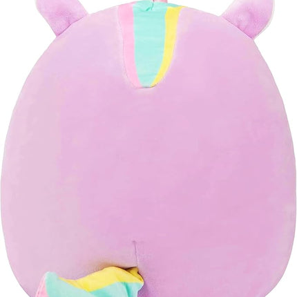 Squishmallows Original Large 16-Inch Sylvia The Purple Unicorn - Official Jazwares Pillow Plush - Collectible Soft Squishy Stuffed Animal Toy - Gift for Kids, Girls & Boys