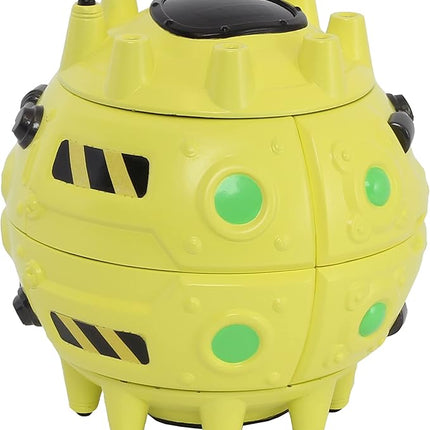 Giga Bots - HAZBOT | Energy Core Transforms Into 13 Inch Action Figure | Demolition Specialist | Unique Toy Combat Attachments and Skills | Includes 33 Buildable Pieces