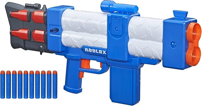 Nerf Roblox Arsenal: Pulse Laser Motorized Dart Blaster, 10 Elite Darts, 10-Dart Clip, Code to Unlock in-Game Virtual Item