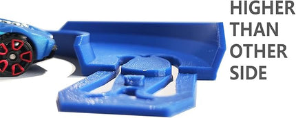 Racetrack Connectors Compatible with Hot Wheels,90 Degree Banked Turn,4 Packs，Upgrade Edition