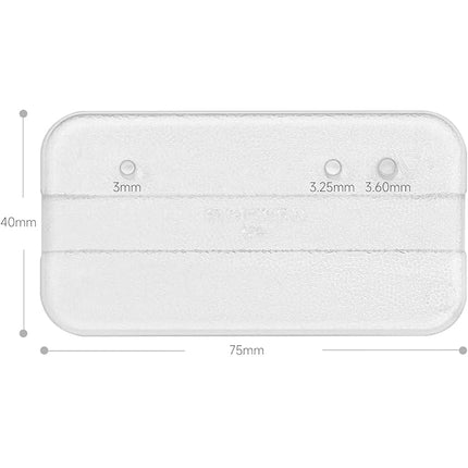 SIXPOINTS 36 Pieces 6 inch Action Figure Clear Display Stand Base,Model Support Stand Compatible with 1/12 Scale Star Wars Black Series Figure Toy (36Pcs Multi-PEG CLEAR)