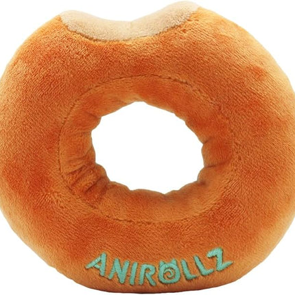 Anirollz Bunniroll Plush in Donut Ring Outfitz – Kawaii Stuffed Animal with Removable Costume – Cute Squishy Plush Toy Gift for Girls & Kids