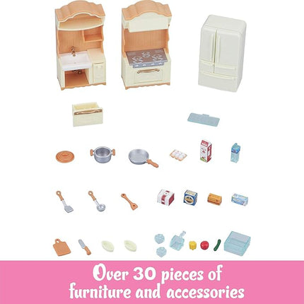 Calico Critters Kitchen Playset - Create Delicious Meals with Your Critters