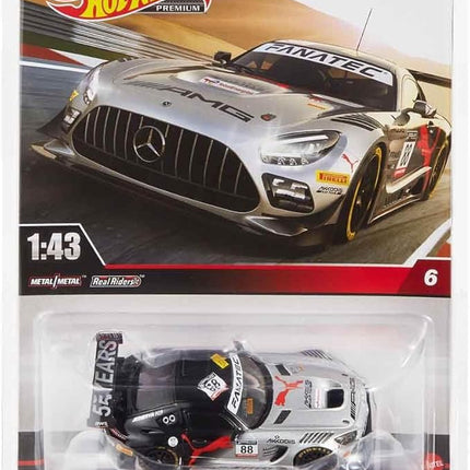 Hot Wheels Real Riders Mercedes-AMG GT3 Die Cast Car 1:43 Scale HMD44