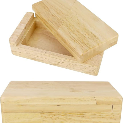 Impossible Puzzle Box Secret Money Box Mini 3D Brain Teaser Toy Cash Card Boxes Surprise Wooden Magic Box