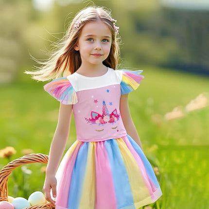 Meland Princess Dress Up - Dress Up Clothes for Girls with Toys,Christmas Birthday Gift for Toddler Girls 3,4,5,6,7,8 Years