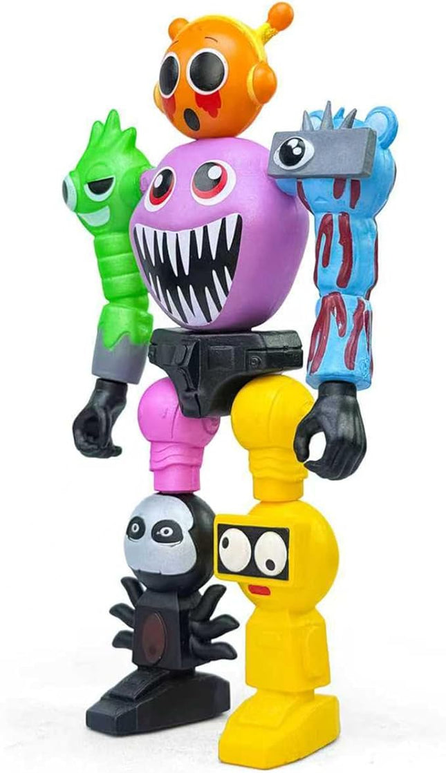 7inch Action Figures Mystery Box,Mystery Box,Sprunky Toys Collection Decoration Set, Sprunkies Toys for Collectible Figurine Gifts Both Play and Display (STL-3)