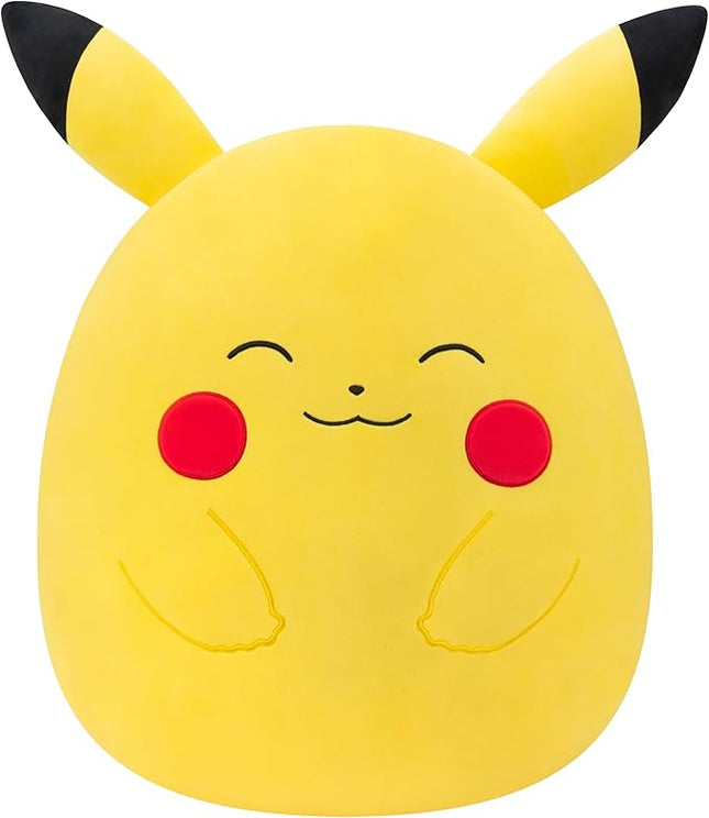 Squishmallows Original 20in Happy Pikachu Pokémon Plush - Ultrasoft Official Jazwares Plush (Jumbo)