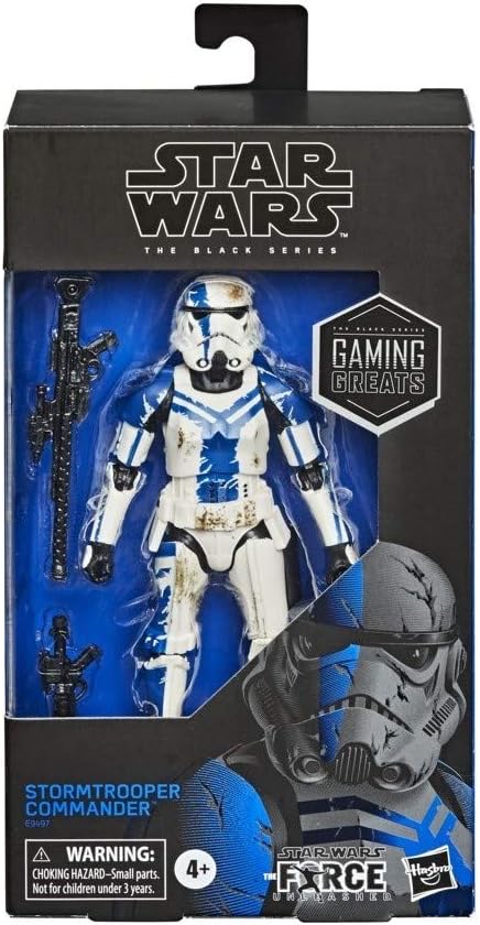 Star Wars Gaming Greats The Force Unleashed Stormtrooper Commander Exclusive The Black Series Action Figure