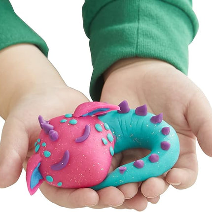 Play-Doh Sparkle and Scents Variety Pack of 16 Cans of Modeling Compound and 4 Tools, Arts and Crafts Toy for Kids 3 and Up, Non-Toxic