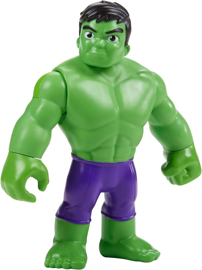 Spidey and His Amazing Friends Marvel Supersized Hulk 9-inch Action Figure,Preschool Super Hero Toy,Kids Ages 3 and Up,Avengers Action Figures