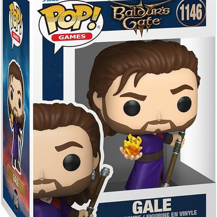 Funko Pop! Games: Baldur's Gate 3 - Gale - 1/6 Odds for Rare Chase Variant - Collectable Vinyl Figure - Gift Idea - Official Merchandise - Toys for Kids & Adults - Video Games Fans