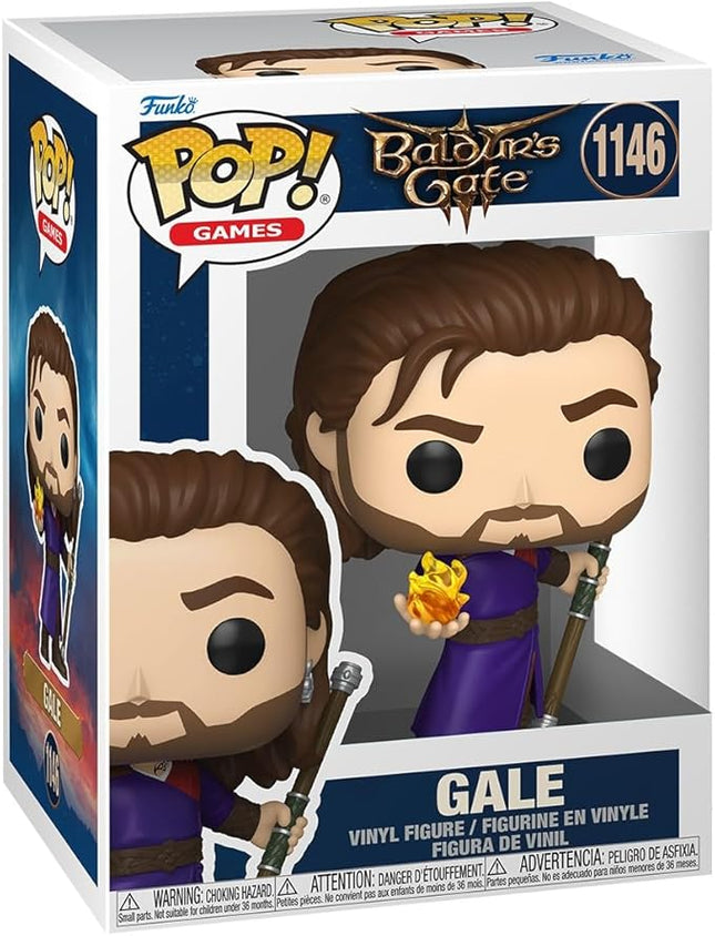 Funko Pop! Games: Baldur's Gate 3 - Gale - 1/6 Odds for Rare Chase Variant - Collectable Vinyl Figure - Gift Idea - Official Merchandise - Toys for Kids & Adults - Video Games Fans