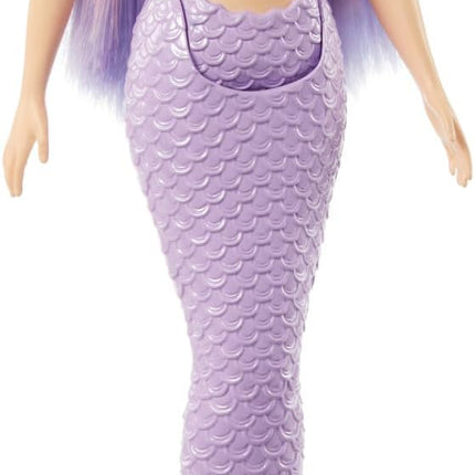Barbie Mermaid Doll with Pink & Lilac Fantasy Hair & Headband Accessory, Toy with Shell-Inspired Bodice & Lavender Tail