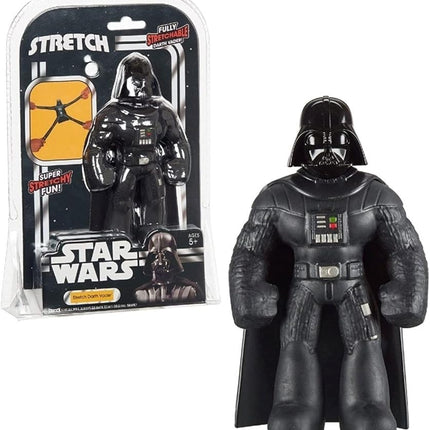 STRETCH ARMSTRONG Stretch Star Wars Darth Vader Action Figure Toy Collectible - Black Helmet Series Lord Mini 7” Stretchy Toys for Jedi or Padawan Ages 5, 6, 7, 8 Multi-colored