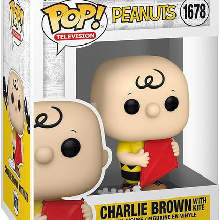 Funko Pop Animation: Peanuts - Charlie Brown - Charlie Brown With Kite - Classic Peanuts - Collectable Vinyl Figure - Gift Idea - Official Merchandise - Toys for Kids & Adults - Cartoon/Animation Fans