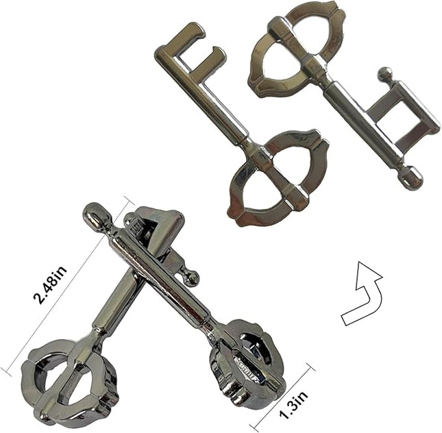 Metal Brain Teasers Puzzles 3PCS Unlock Interlocking Puzzles IQ Logic Test Disentanglement Educational Toy for Kids Adults