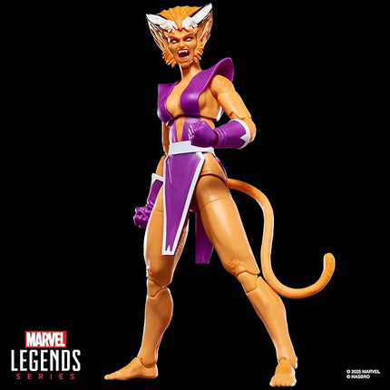 Marvel Legends Series Feral, X-Force #1 (1991) and X-Men Comics-Inspired Collectible 6-Inch Scale Action Figure with Character-Sized Comic Accessory
