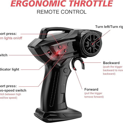 Drift RC Car for Electric Toy Car Hobby Racing Car Toys with Controller, Christmas Birthday Gift for Adults & Kids