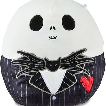 Squishmallows 8" Valentines Nightmare Before Christmas Jack Skellington, Black