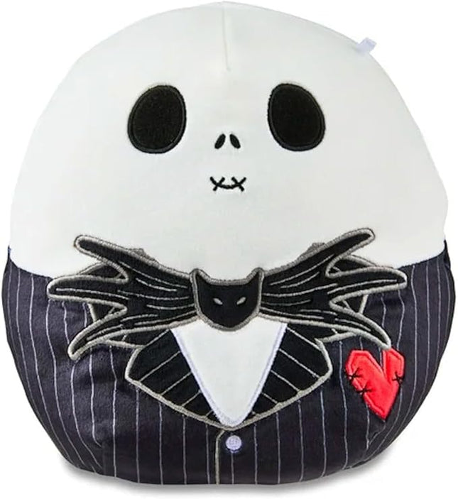 Squishmallows 8" Valentines Nightmare Before Christmas Jack Skellington, Black