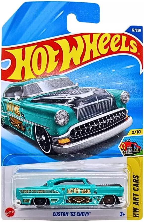 Hot Wheels Custom 53 Chevy Teal HW Art Cars 2/10