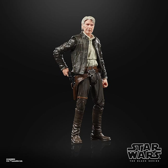 STAR WARS The Black Series Archive Han Solo Toy 6-Inch-Scale The Force Awakens Collectible Action Figure, Toys for Kids 4 and Up