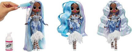 L.O.L. Surprise! OMG Fashion Show Hair Edition Lady Braids 10" Fashion Doll w/Magic Mousse, Transforming Hair, Including Stylish Accessories, Holiday Toy Playset for Kids Ages 4 5 6+ & Collectors