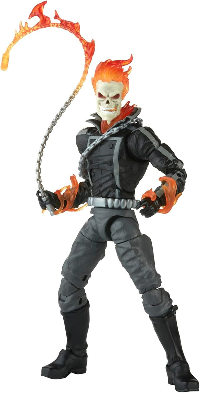 Marvel Legends Series Comics Ghost Rider 6-inch Action Figure Toy, 6 Accessories