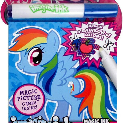 My Little Pony Rainbow Dash 20-Page Imagine Ink Magic Ink Pictures with 1 Mess Free Marker Bendon Hasbro 26014