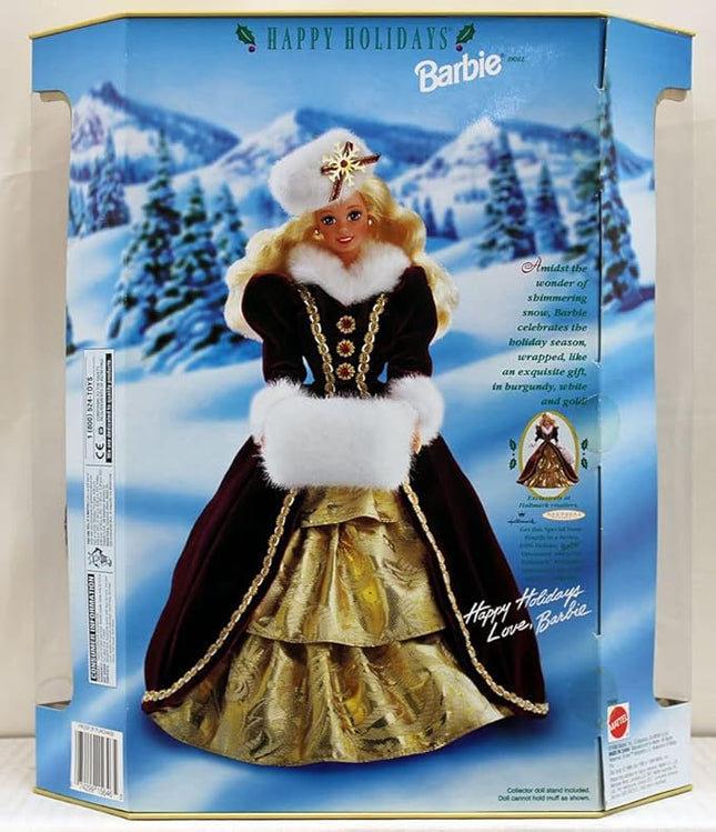 Mattel Happy Holidays Barbie Christmas 1996