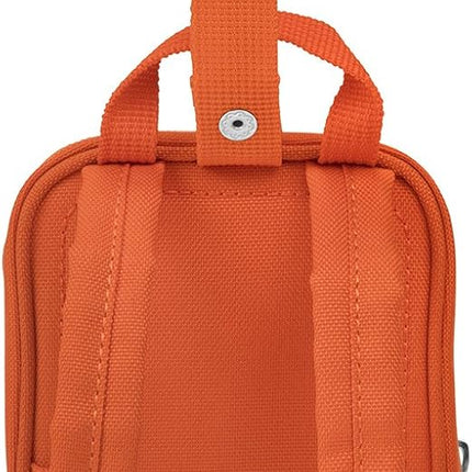 LEGO Kids Brick Mini Backpack Accessory Pouch with Novelty Backstraps, Snaps to Belt or Full-Size Backpack, Holds Small Items like Keys & Headphones, Orange