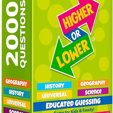 QUOKKA Trivia Board Games for Kids and Adults V2.0 - Family Night Board Game Cards 4xSet to Guess Fun Questions | Easy to Learn | 2 + Players - Challenge History, Science, Geography & More