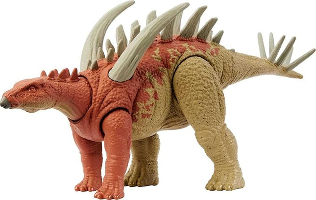 Mattel Jurassic World Strike Attack Dinosaur Toy, Gigantspinosaurus Action Figure with Movable Joints & Strike Motion