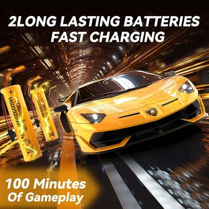 Remote Control Car for Lamborghini, Officially Licensed 1:16 Scale Lambo Hobby Rc Cars with Headlight, 2.4GHz Race Car Toys for Boy Girl 4-12 Years Old, 12Km/h, Birthday Gift