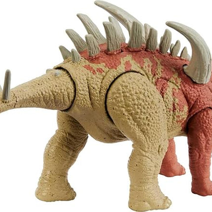 Mattel Jurassic World Strike Attack Dinosaur Toy, Gigantspinosaurus Action Figure with Movable Joints & Strike Motion