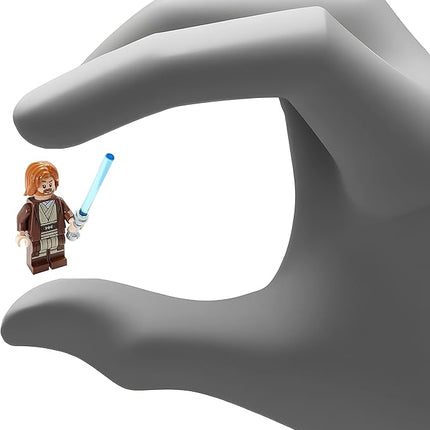 Lego Star Wars Mini Figure - Obi-Wan Kenobi with Lightsaber (Approximately 45mm / 1.8 Inch Tall)