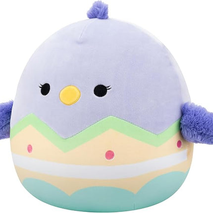 Squishmallows Original 12in Tulip The Purple Chick in Multicolored – Official Jazwares Plush (Medium-Sized)