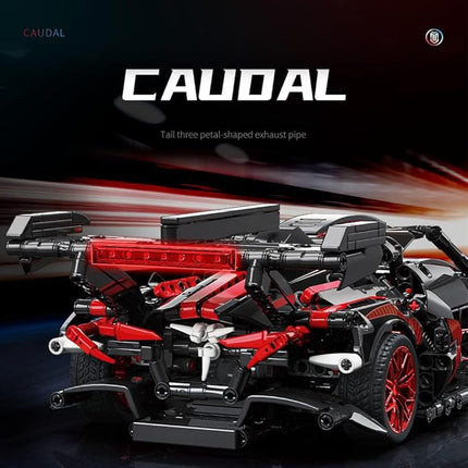 Adults Challenging Racing Car Building Blocks Kit，1:14 1391 Pieces Car Model Building Set DIY Toys for Boys Age 12 13 14 15 16