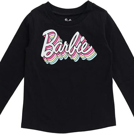 Barbie Girls 3 Pack T-Shirts Toddler to Big Kid