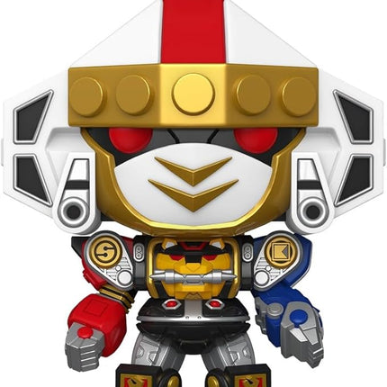 Funko Pop! Super: Mighty Morphin Power Rangers: The Movie - Ninja Megazord - Metallic - Power Rangers Movie - Collectable Vinyl Figure - Gift Idea - Official Merchandise - Toys for Kids & Adults