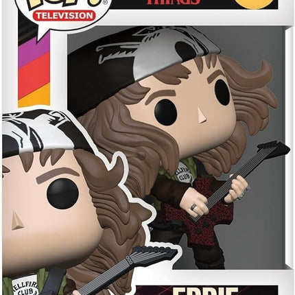Funko POP! TV: Stranger Things - Hunter Eddie with Guitar - Collectable Vinyl Figure - Gift Idea - Official Merchandise - for Kids & Adults - TV Fans - Model Figure for Collectors and Display