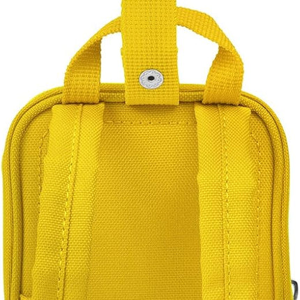 LEGO Kids Brick Mini Backpack Accessory Pouch with Novelty Backstraps, Snaps to Belt or Full-Size Backpack, Holds Small Items like Keys & Headphones, Yellow