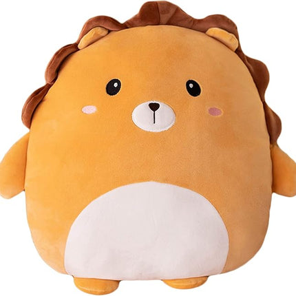 Lion Plush Pillow, 16 inch Stuffed Animal Plush Hugging Pillow - Cute Lion Plushie Toy Gifts for Room Decor, Kids Birthday, Valentine