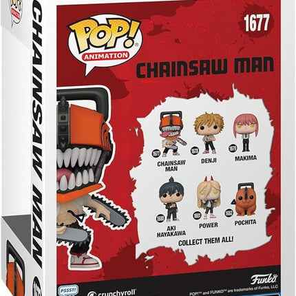 Funko POP! Animation - CSM - Chainsaw Man - 1/6 Odds for Rare Chase Variant - Bloody - Collectable Vinyl Figure - Gift Idea - Official Merchandise - for Kids & Adults - Anime Fans